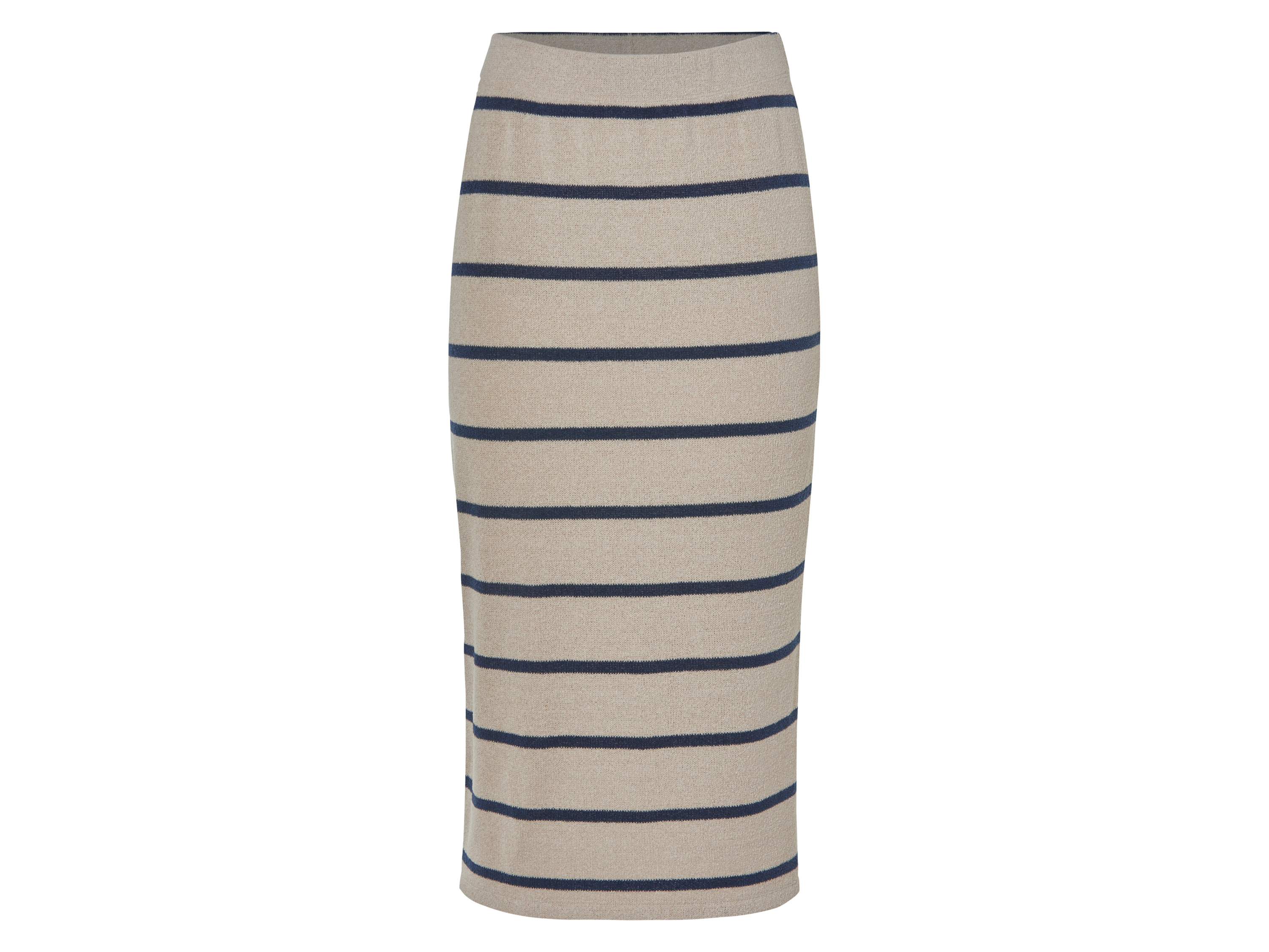 esmara® Jupe mi-longue femme (beige/marine, S(34/36))