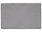 Tapis de cuisson rectangulaire gris avec motif en relief