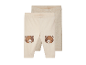 Deux leggings bébé avec imprimés ours.
