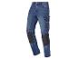 Vêtement de travail Parkside avec un jean bleu et des protections pour les genoux