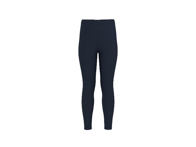 Legging de sport femme bleu foncé.