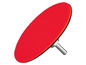 Disque de ponçage rouge pour ponceuse.