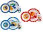 Service de table enfant Disney : assiettes, bols et gobelets Mickey et Donald.
