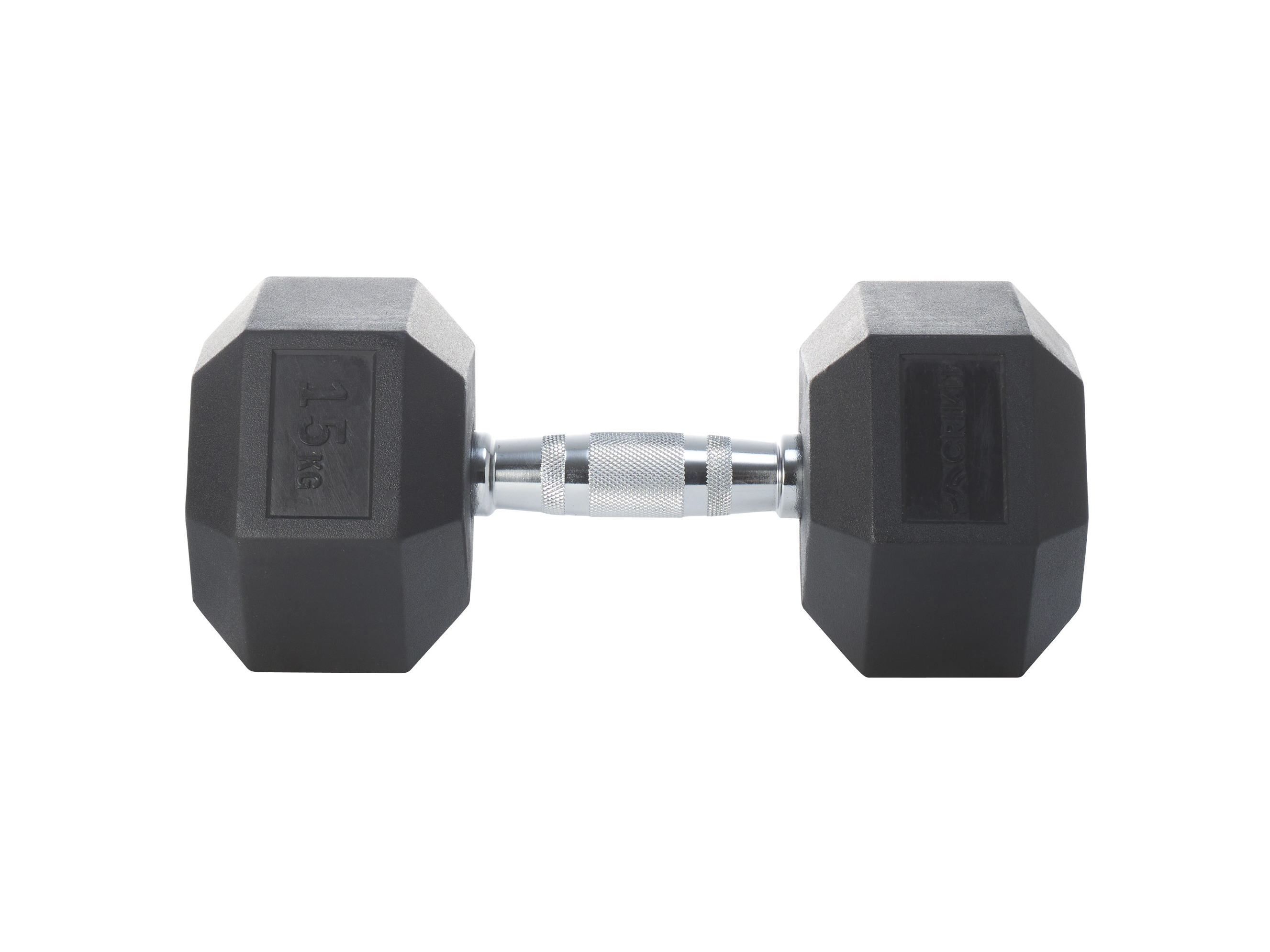 CRIVIT Haltère hexagonal, 15 kg