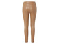 Leggings en cuir marron pour femmes.