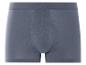 Boxers gris en tissu doux.