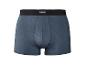 Caleçon boxer bleu pour homme avec ceinture noire