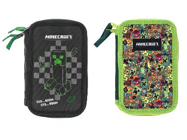 Minecraft Trousse à triple compartiment