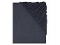 Drap-housse jersey, couleur anthracite.