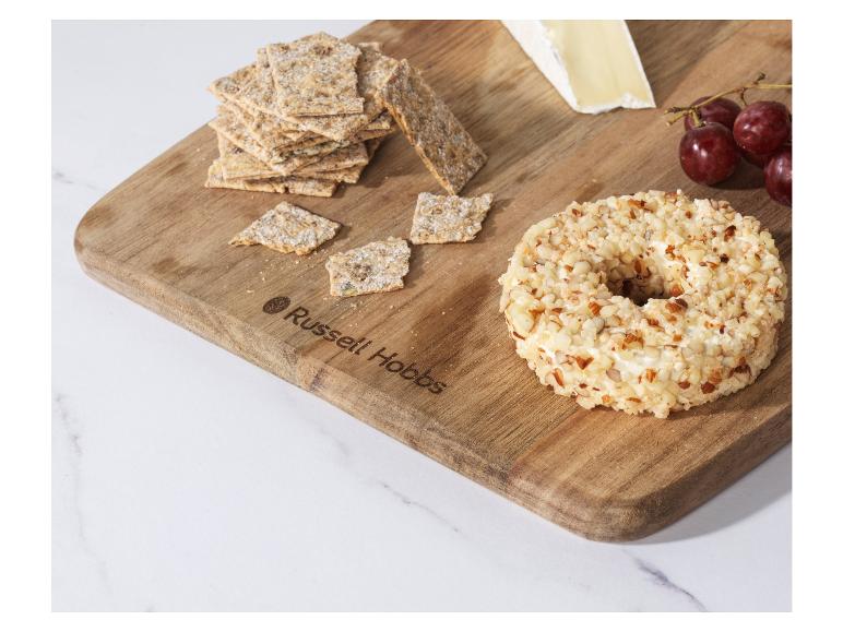 Russell Hobbs Planche à servir ou planche à pizza en bois 4