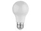 Une ampoule LED blanche avec une base à vis argentée.