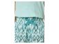 Haut et short enfant, motif ikat turquoise.