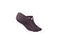 Chaussettes de ballet antidérapantes violettes avec lanières croisées et picots
