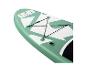 Gros plan sur l'avant du stand up paddle gonflable HOME DELUXE Moana en vert menthe.