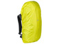 Housse de pluie jaune pour sac à dos Crivit.