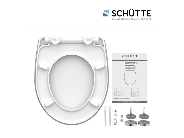 Aller en mode plein écran : Schütte Abattant WC High Gloss, avec fermeture en douceur - Image 23