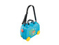 Valise bleue avec un design Peppa Pig et des roues