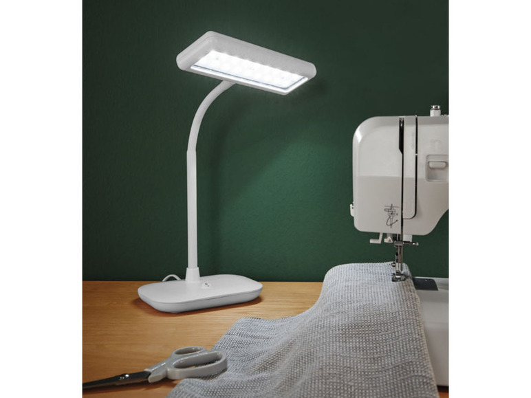 Aller en mode plein écran : LIVARNO home Lampe lumière du jour LED avec bras flexible, blanc - Image 7