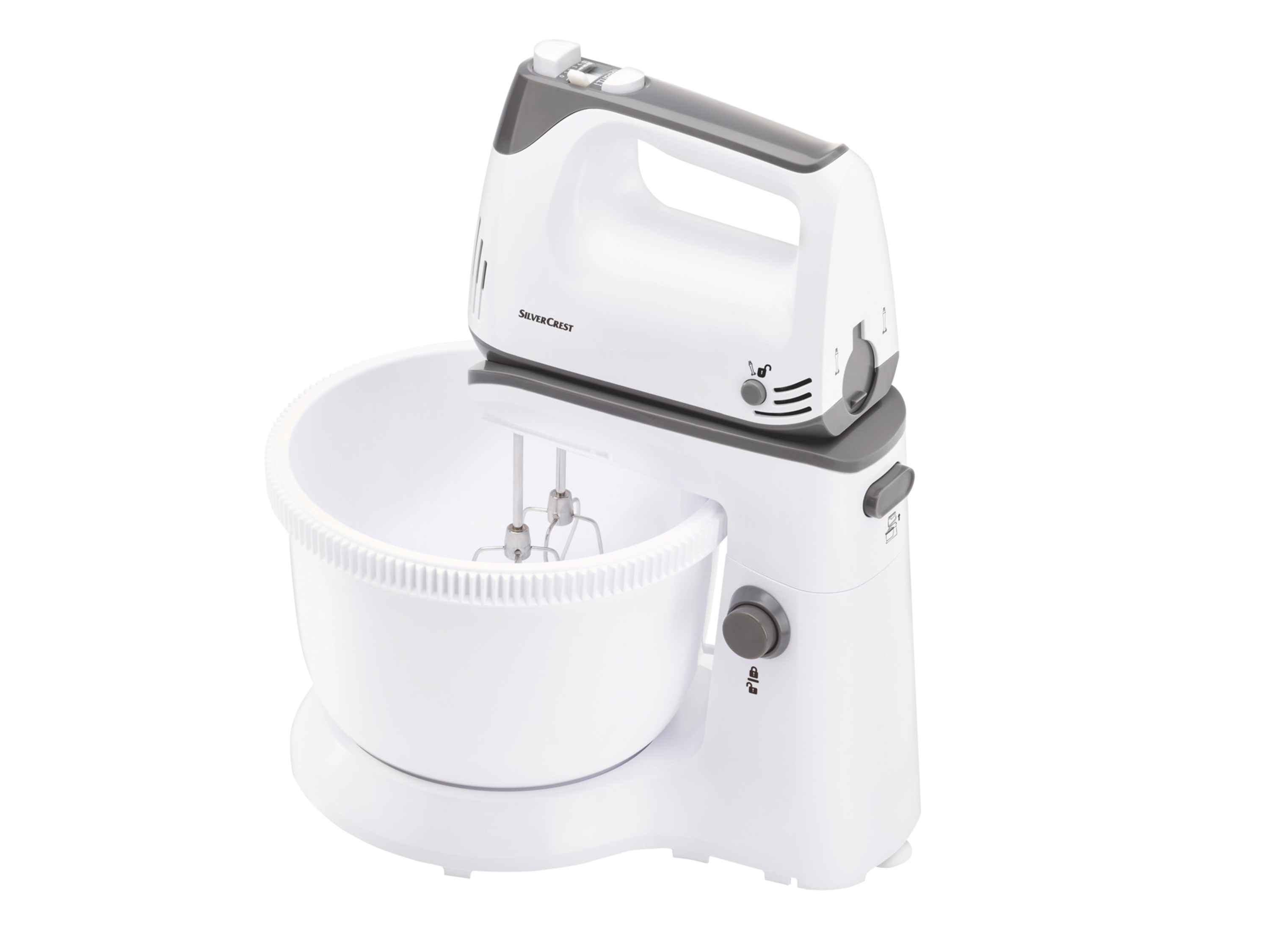 SILVERCREST® KITCHEN TOOLS Set mixeur main »SHMS 300 D2« avec bol et pare-éclaboussures