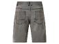 Short en jean gris pour homme, vue arrière.