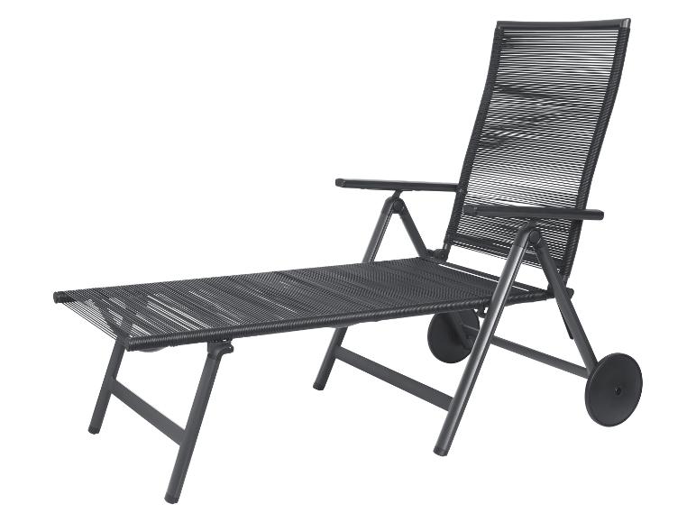 Chaise longue à roulettes Miami