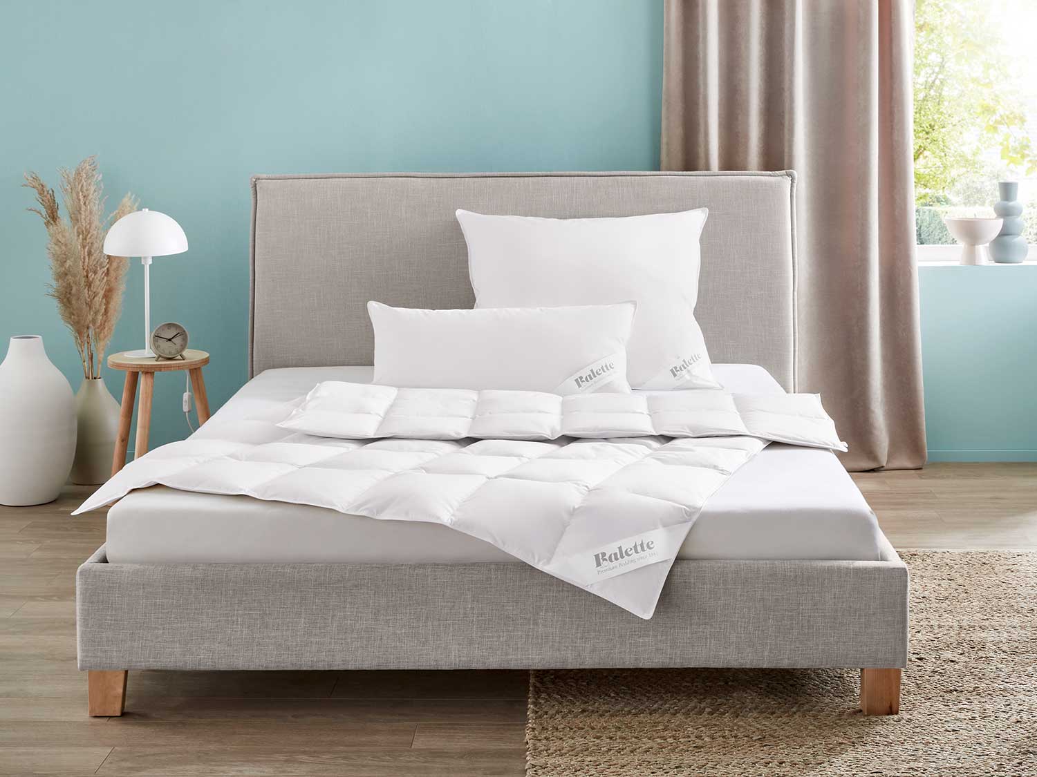OBB Couette à cassettes en duvet Elegance