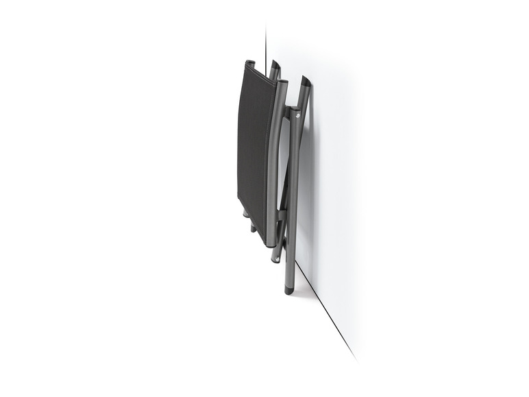 Aller en mode plein écran : LIVARNO home Tabouret pliable en aluminium Houston, argent/gris - Image 4