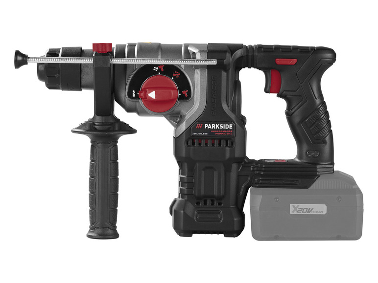 Aller en mode plein écran : PARKSIDE PERFORMANCE® Perforateur-burineur sans fil PKHAP 20-Li C3, sans batterie ni chargeur, 20 V - Image 4