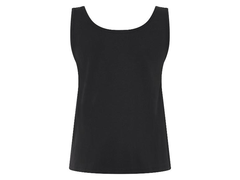 Débardeur noir uni.