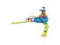 Ensemble de jeu d'eau et de golf coloré pour enfants avec toboggans et accessoires.