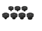 Ensemble de 7 poinçons de différentes tailles pour la bijouterie.