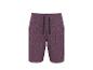 Short de sport homme violet chiné avec cordon de serrage noir