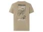 T-shirt beige avec imprimé café espresso.