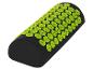 Coussin d'acupression noir avec points de massage verts