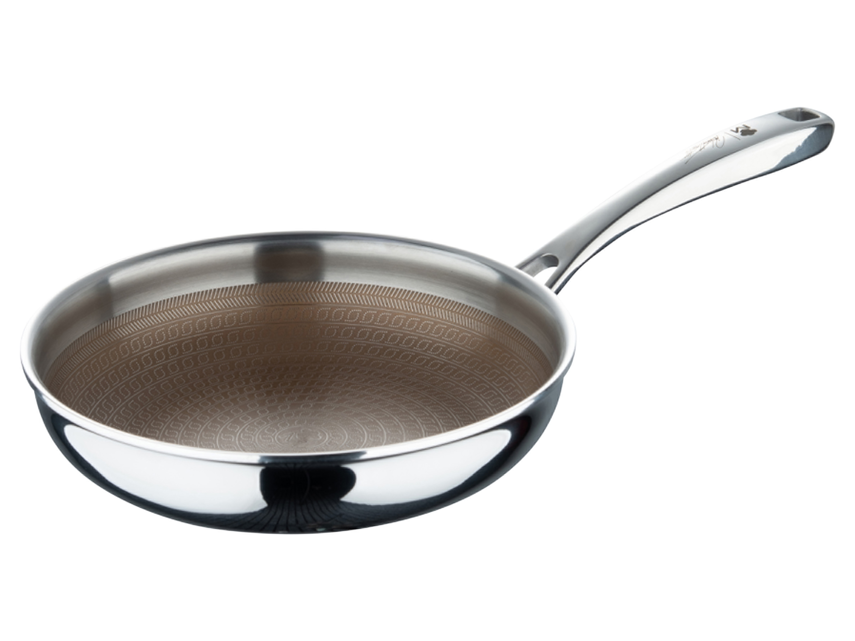 Masterpro Poêle en acier inoxydable GIRO 3, 20 cm
