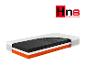 Matelas Hn8 Schlafsysteme avec couches visibles et logo.