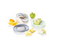 Outils de coupe pour les pommes, les oranges et les pommes de terre.