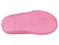Chaussures d'eau roses avec une semelle en caoutchouc.