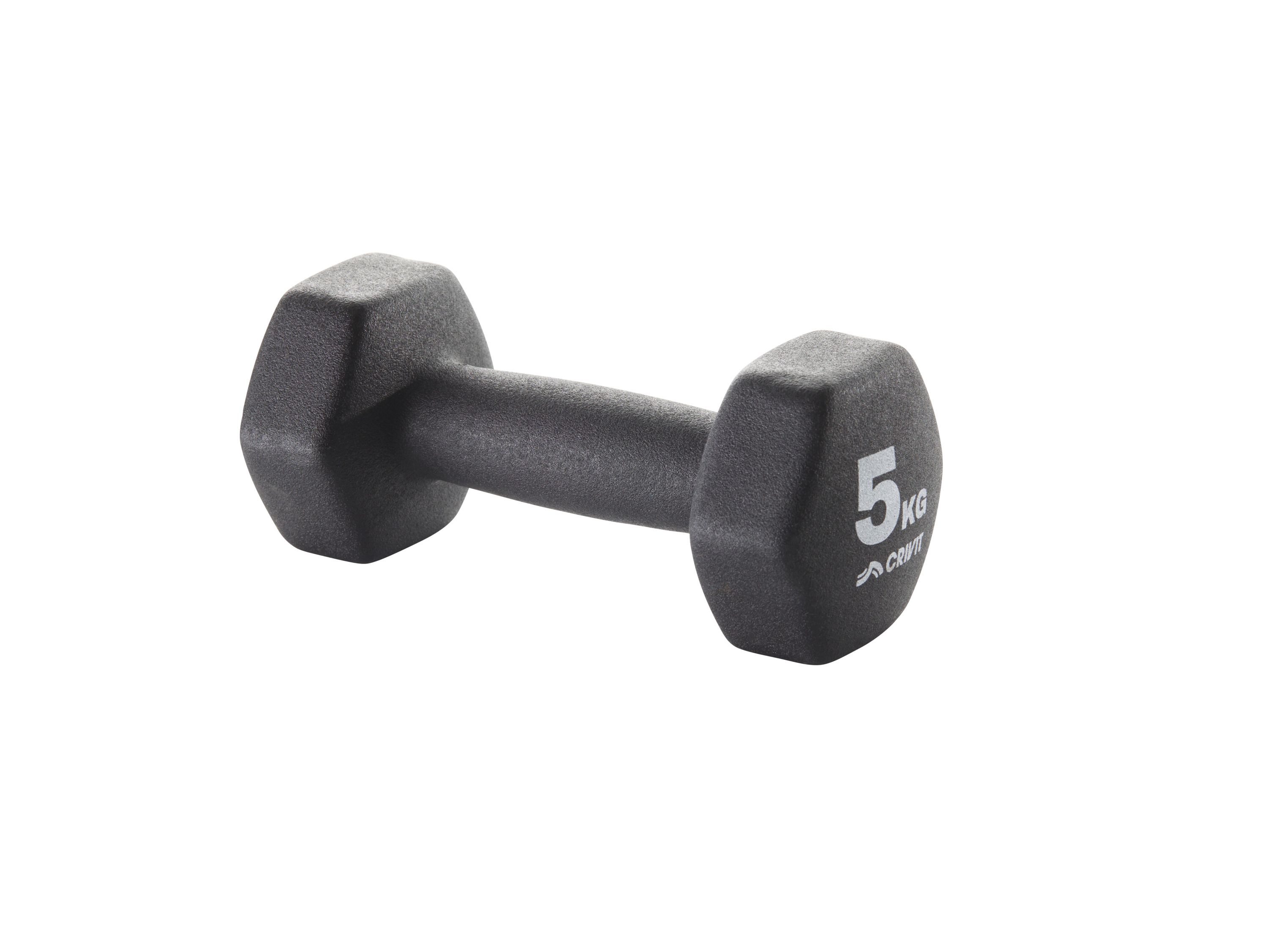 CRIVIT Lot de 2 haltères courts de 5 kg