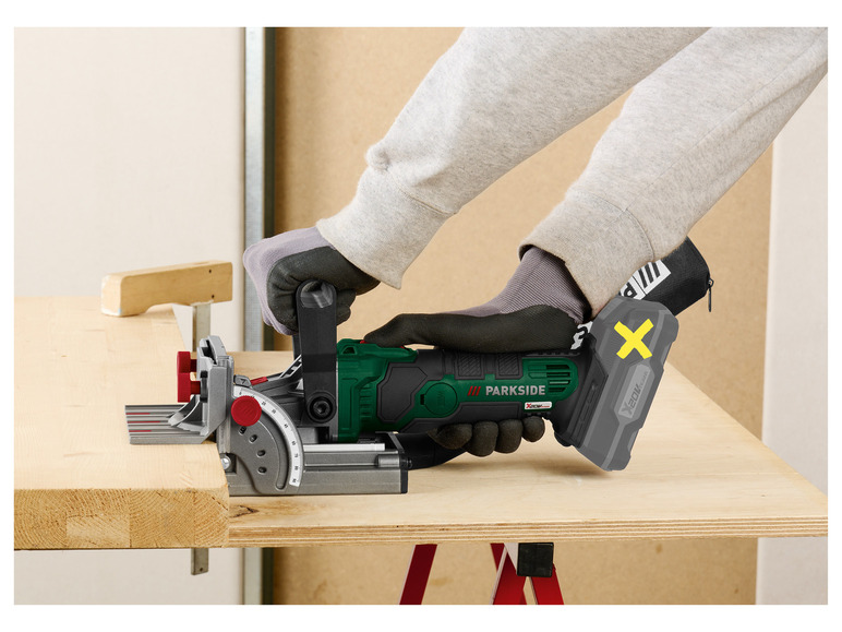 PARKSIDE® Fraiseuse à lamelles sans fil PFDFA 20-Li A1, 20 V 4