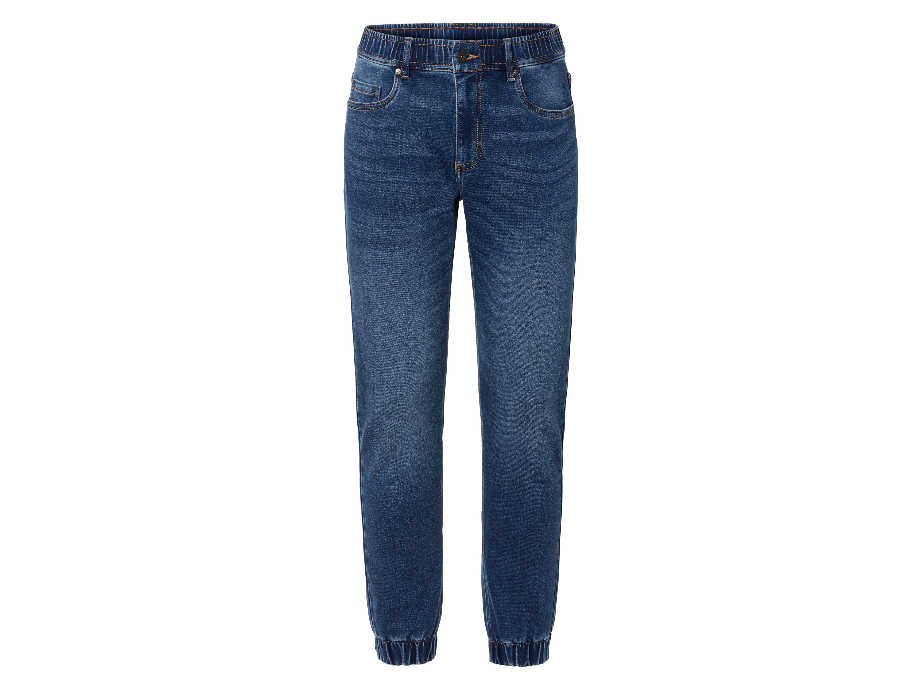LIVERGY® Pantalon molletonné denim homme (M, bleu)