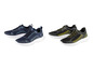 Deux paires de chaussures de sport bleues et noires de la marque 'Crivit'.