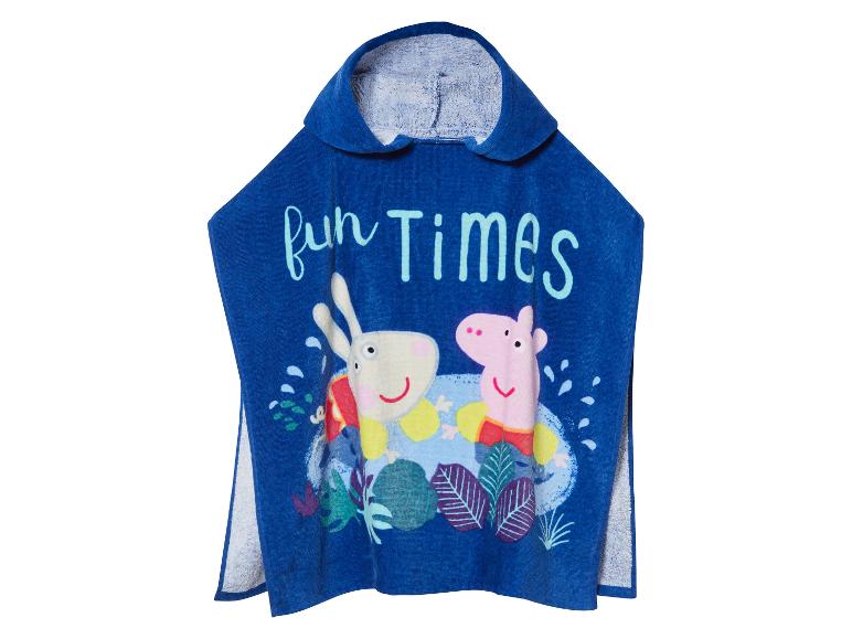 Peignoir Serviette à Capuche Enfant - Motifs Cartoon - Microfibre Absorbante Pour Piscine Et Plage (2-10 Ans)