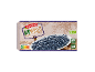 Paquet de myrtilles BIO surgelées, 400g, avec Nutri-Score A et instructions de préparation.