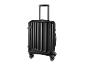 Une valise noire Topmove à roulettes.