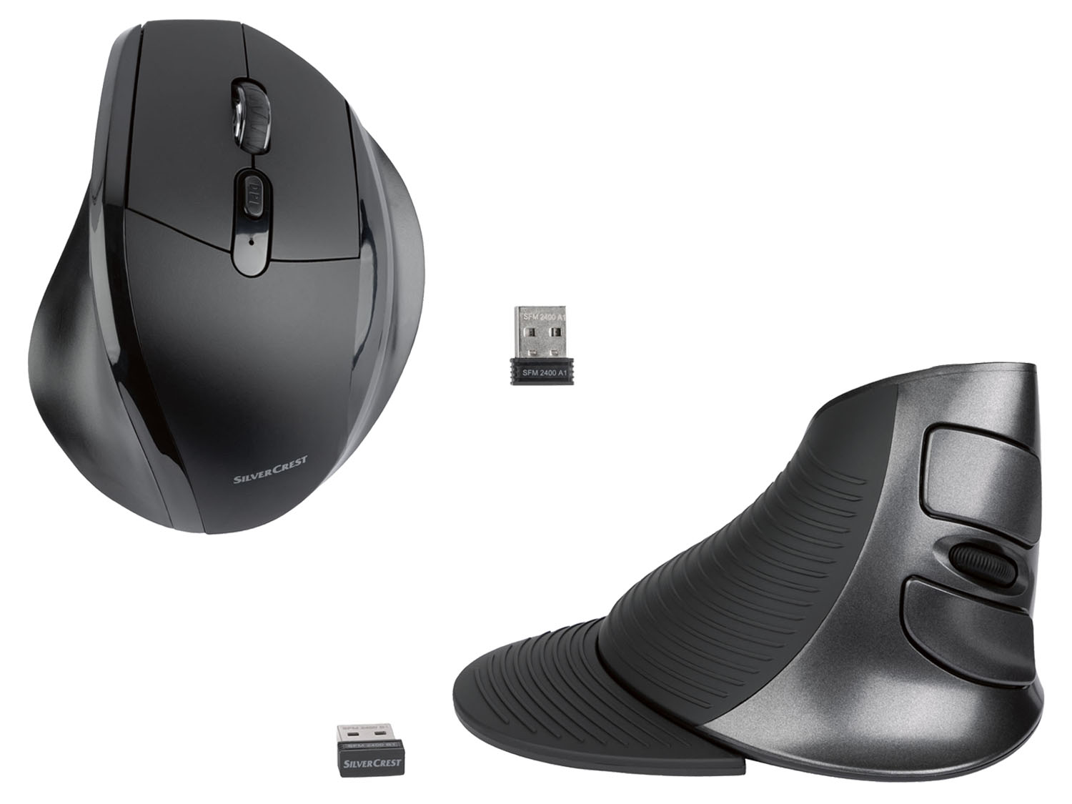 SILVERCREST® Souris sans fil ergonomique
