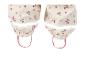 Pantalon imperméable enfant à imprimé floral et détails réfléchissants