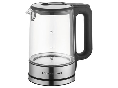 GOURMETmaxx - Bouilloire en verre, 1,7 l