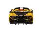 Voiture miniature jaune Carrera Speedcore Challenge, vue arrière