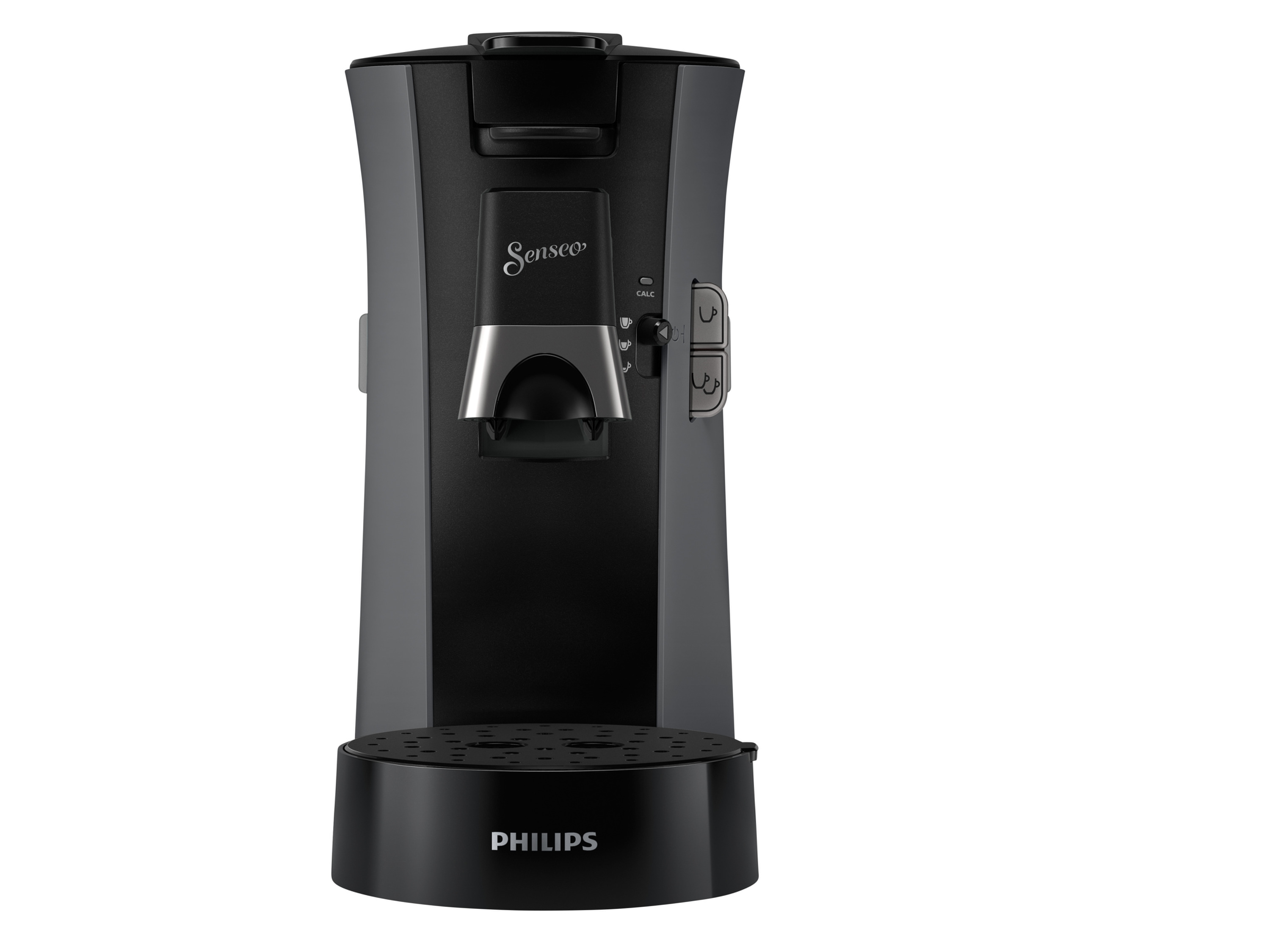 PHILIPS Machine à café à dosettes Senseo Select CSA230 (gris/noir)